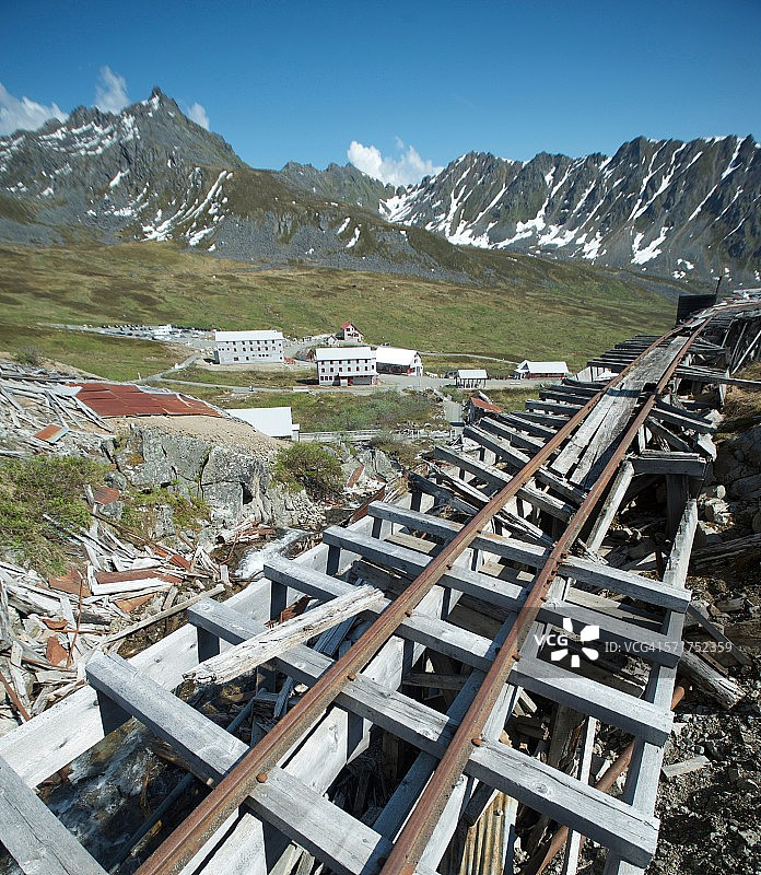 美国阿拉斯加州马塔努斯卡山谷哈彻山口独立矿州立历史公园图片素材