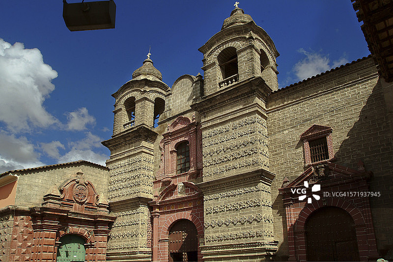 秘鲁阿亚库乔的Compania教堂图片素材