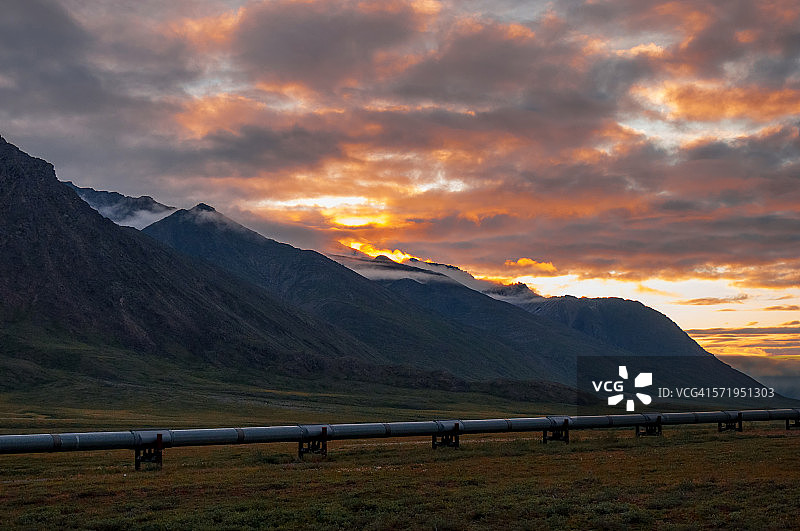 阿拉斯加山脉图片素材