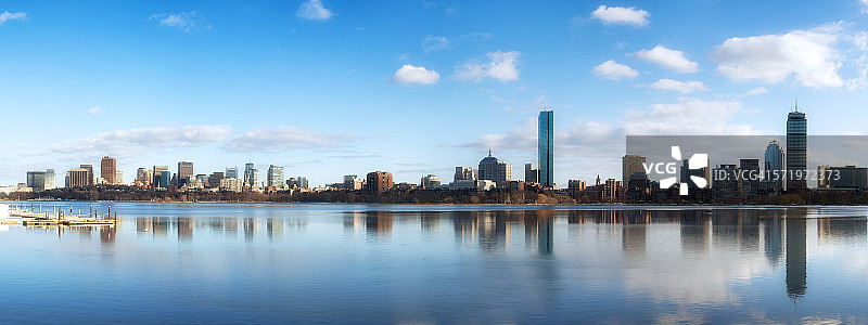 波士顿的天际线图片素材