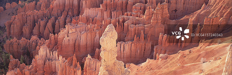 犹他州布莱斯峡谷国家公园灵感点眺望的皇后花园区图片素材