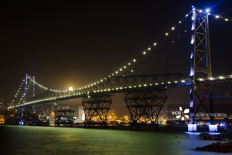 埃尔西利乌·卢兹大桥，弗洛里亚诺波利斯图片素材