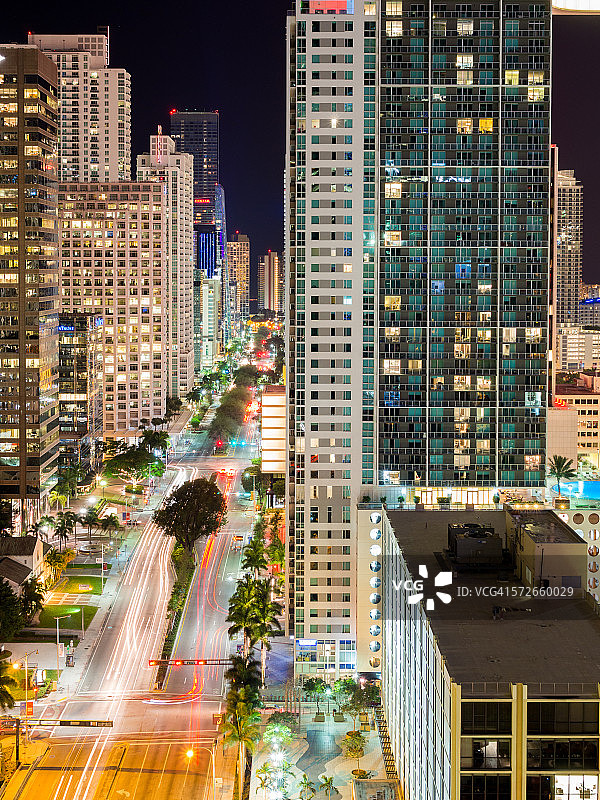 迈阿密布里克尔大道图片素材