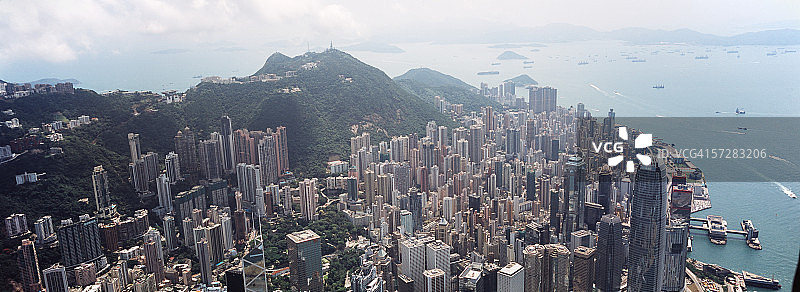 香港高角度风景图片素材