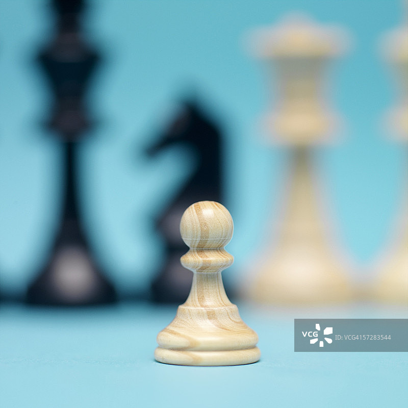 国际象棋棋子特写图片素材