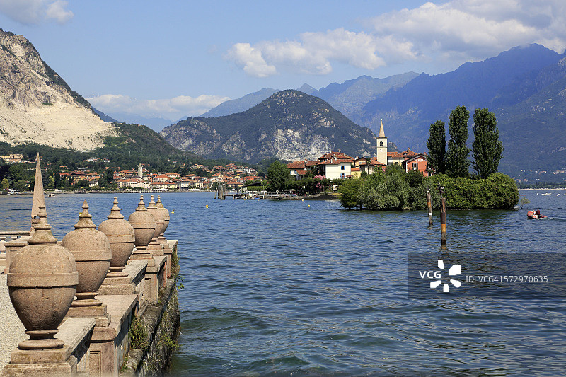 从贝拉岛看上岛的景色图片素材