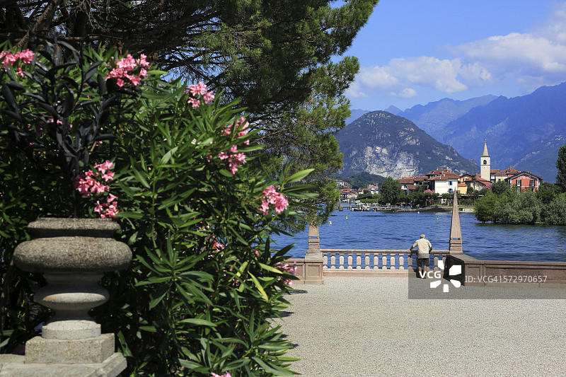 从贝拉岛看上岛的景色图片素材