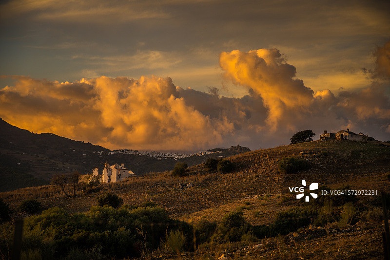 高辛日落图片素材