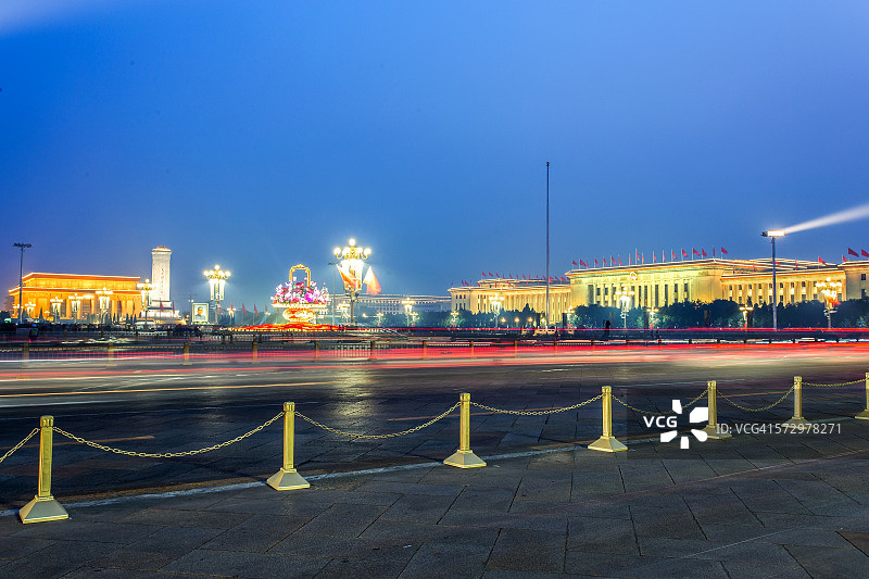 北京长安街图片素材