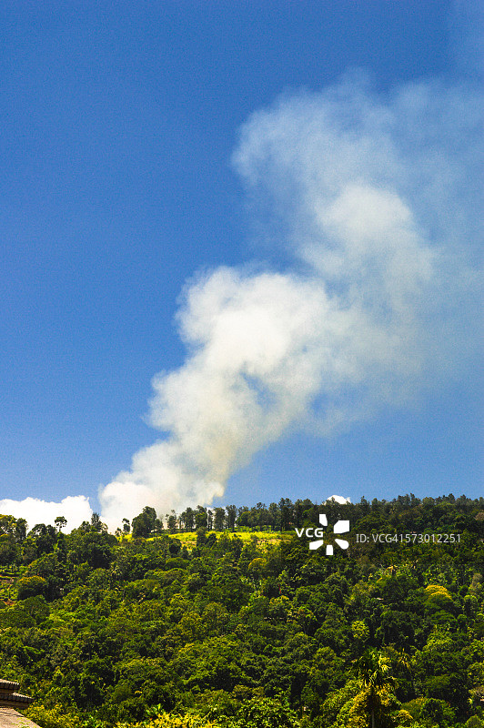 斯里兰卡森林火灾图片素材