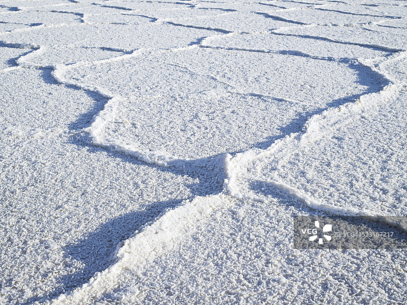 盐滩盐堆特写图片素材