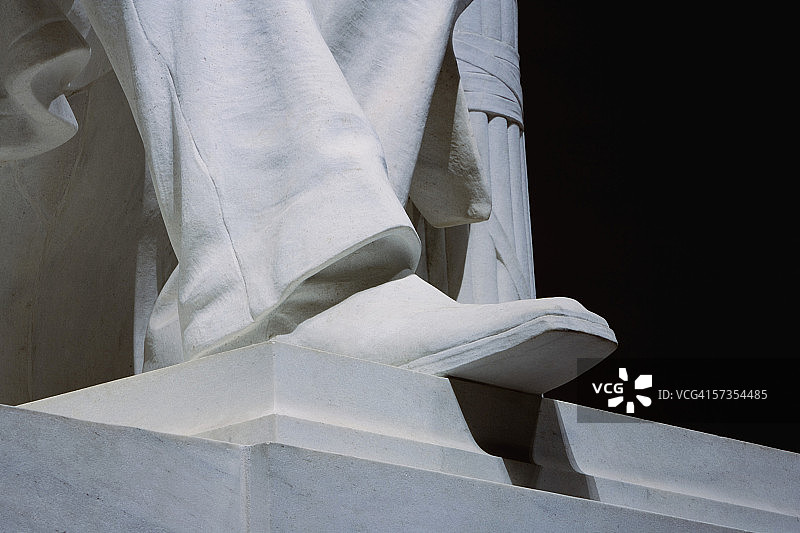 美国华盛顿特区雕像的低角度视图图片素材