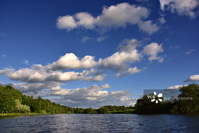 泰晤士河云景图片素材