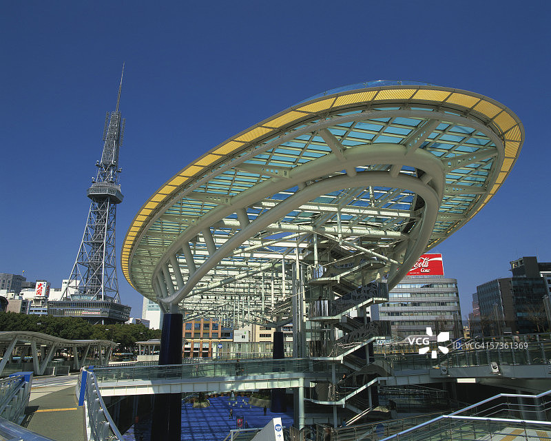 绿洲21和名古屋电视塔图片素材