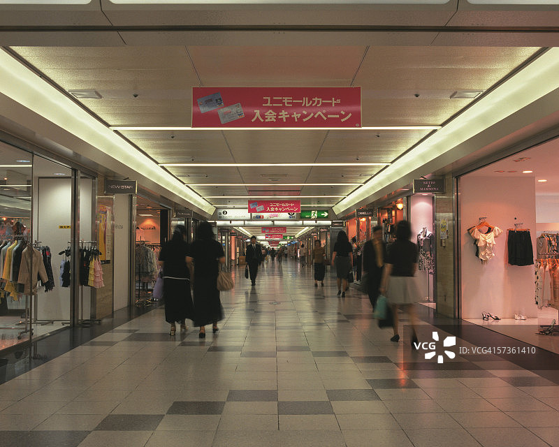 地下购物中心图片素材