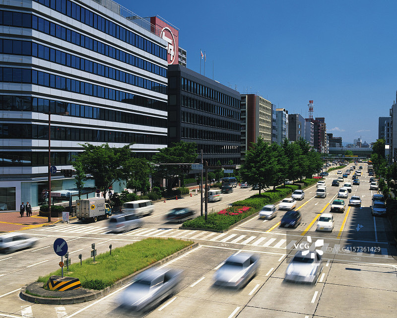 名古屋的街道图片素材
