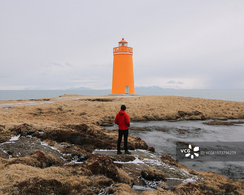 冰岛灯塔图片素材