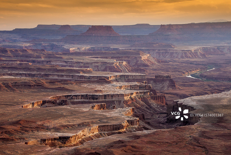 峡谷地国家公园，绿河观景点图片素材