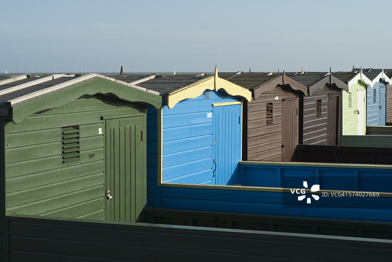 弗林顿海滩小屋图片素材