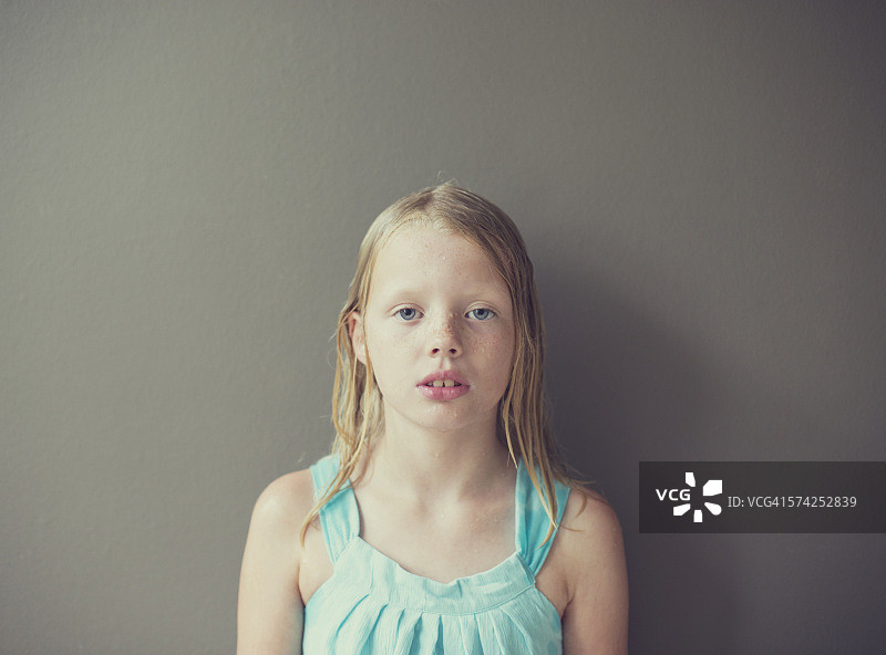 湿发人像图片素材