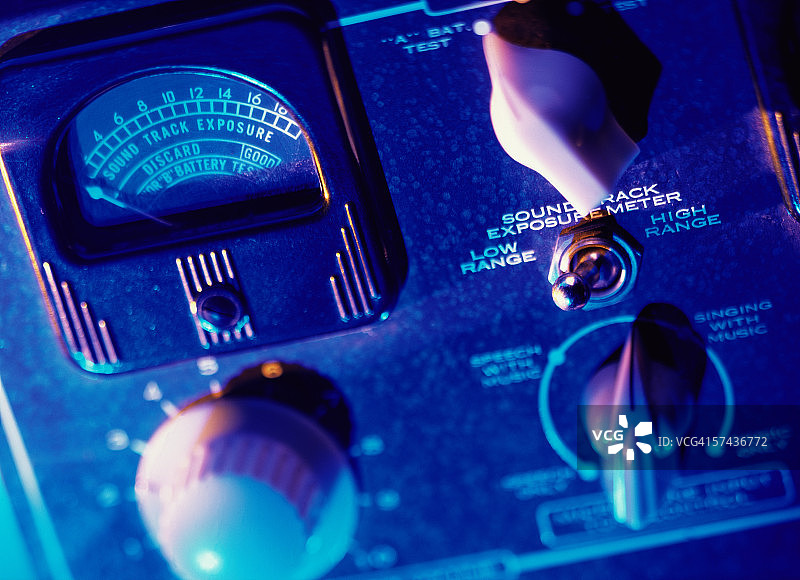 电子测量设备特写图片素材