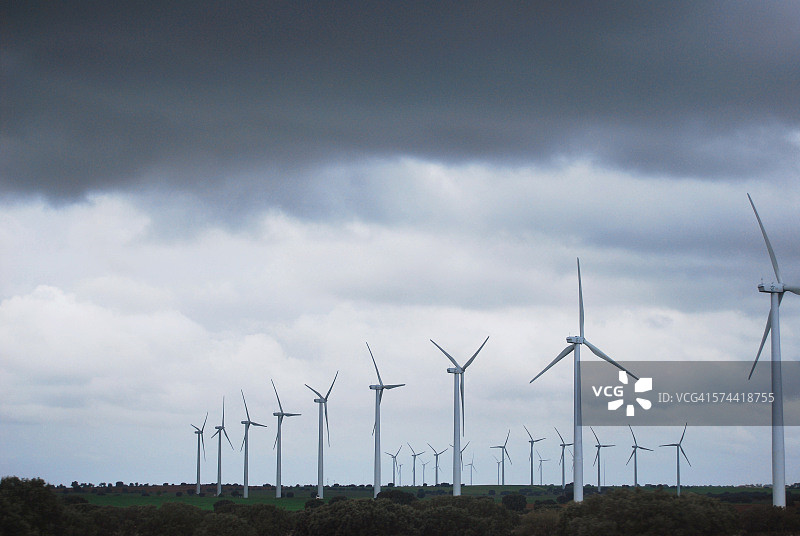 风力发电场图片素材