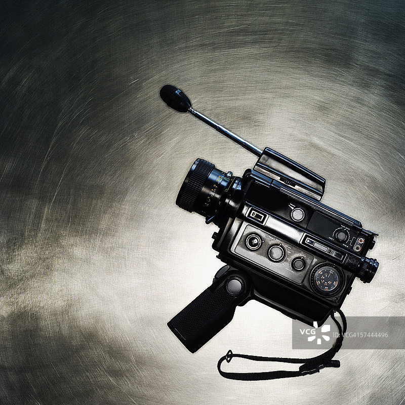 电影摄影机俯视角度照片图片素材