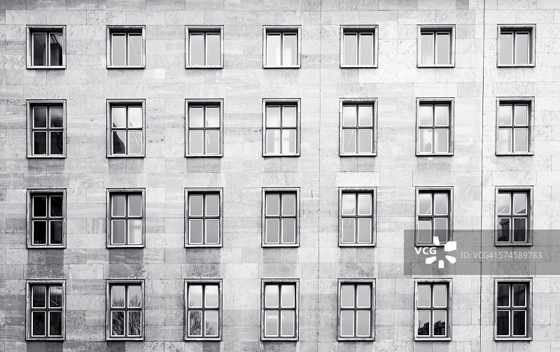 黑白建筑外观图片素材