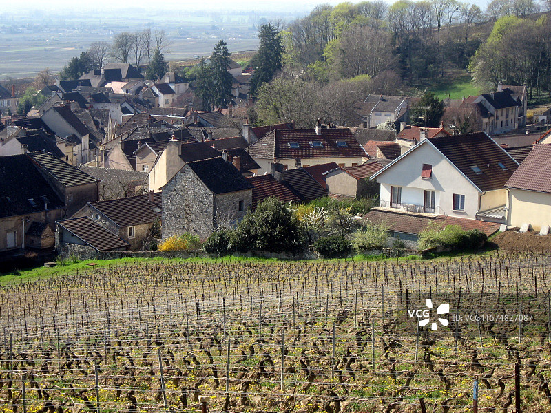 沃尔奈，科多尔省，勃艮第，法国图片素材