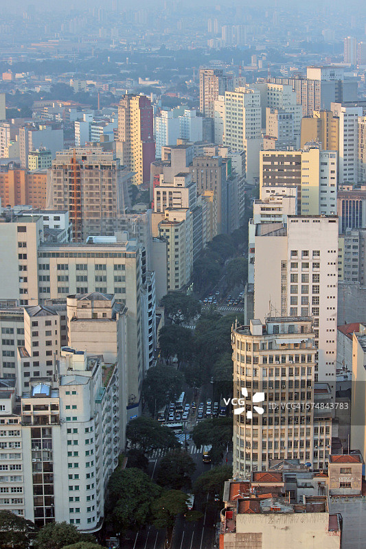 巴西圣保罗伊皮兰加大道局部景观图片素材