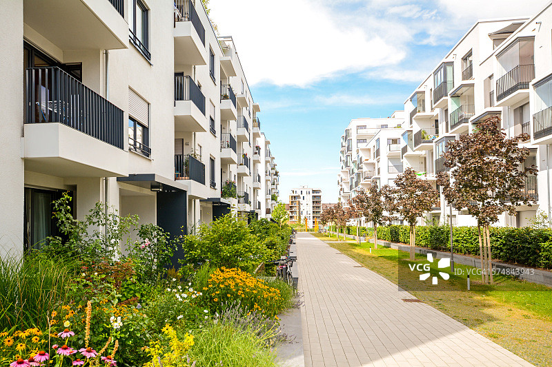 现代住宅建筑图片素材