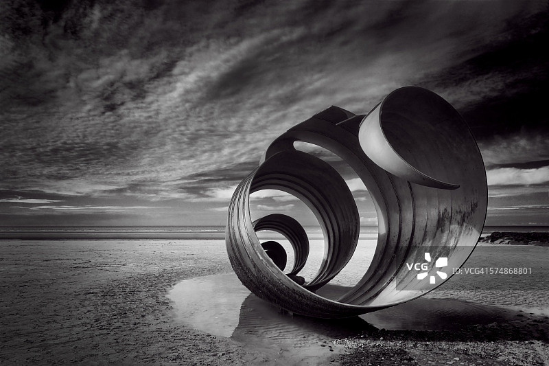 英国兰开夏郡克利夫利斯玛丽的贝壳图片素材