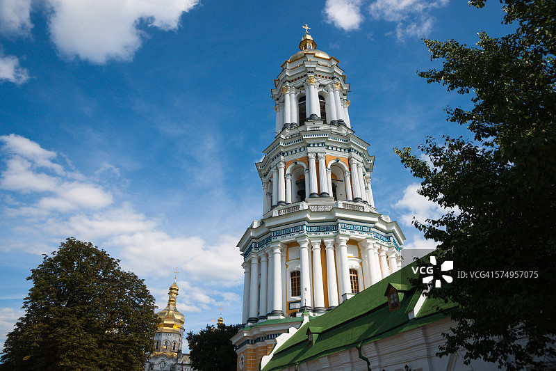 乌克兰基辅佩乔尔斯克修道院钟楼图片素材