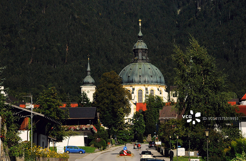 巴伐利亚州的埃塔尔修道院图片素材
