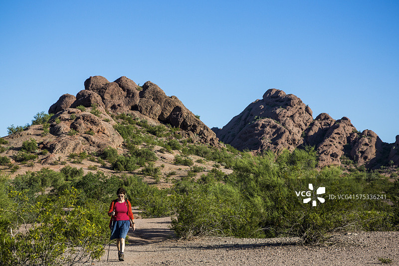 美国亚利桑那州凤凰城帕帕戈公园图片素材