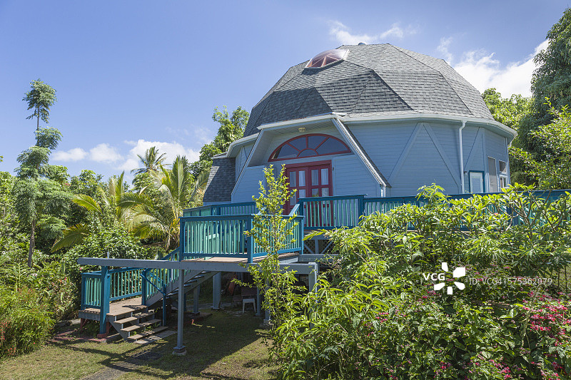 夏威夷科纳南部测地线住宅外景图片素材