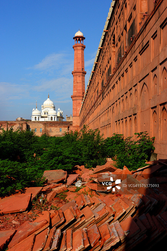 巴德夏希清真寺（皇家清真寺）兰吉特·辛格陵墓图片素材