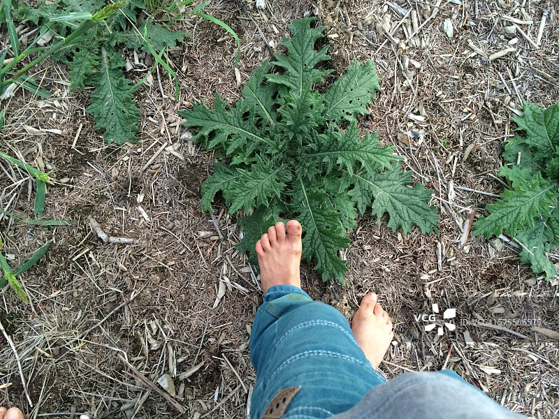 你的脚在哪里?图片素材