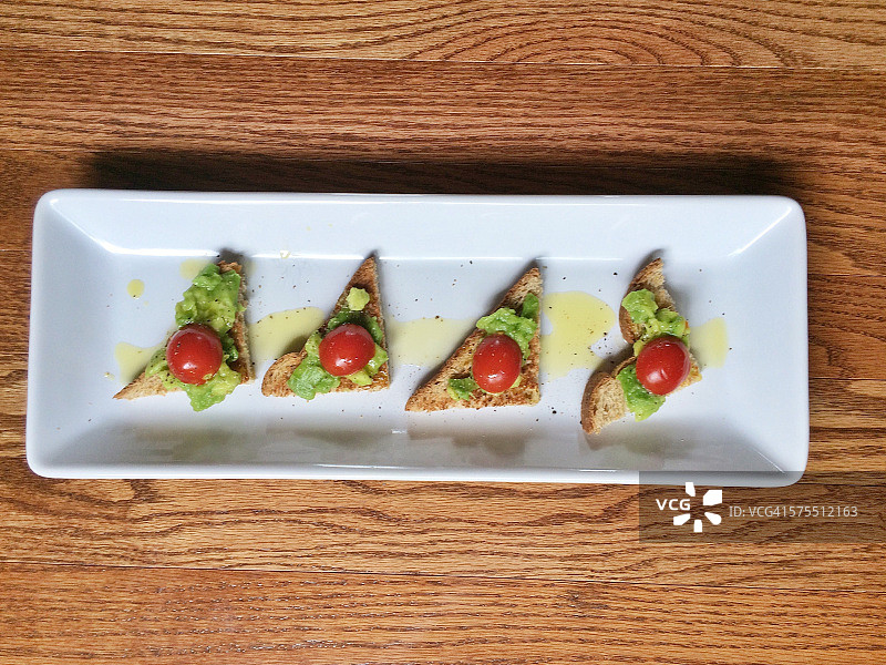 鳄梨吐司图片素材