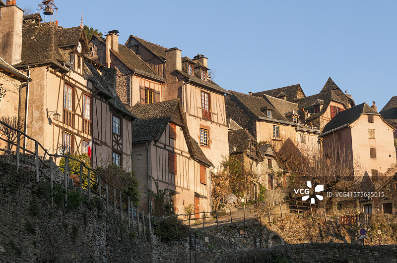 孔克的中世纪房屋图片素材