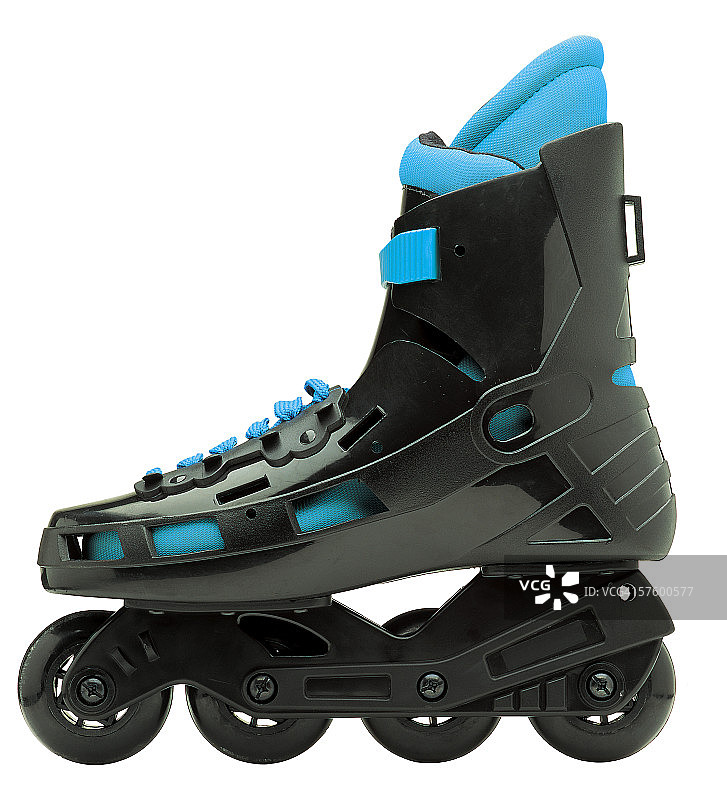 滚轮滑冰鞋侧视图图片素材