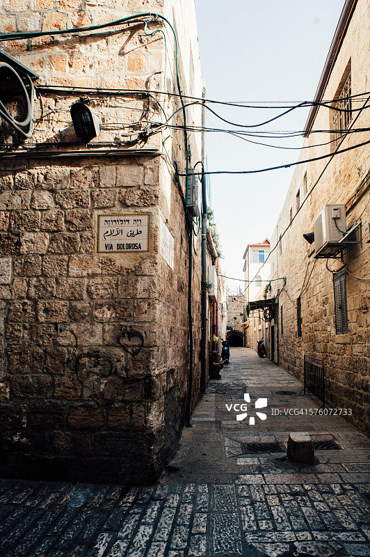 耶路撒冷苦路图片素材