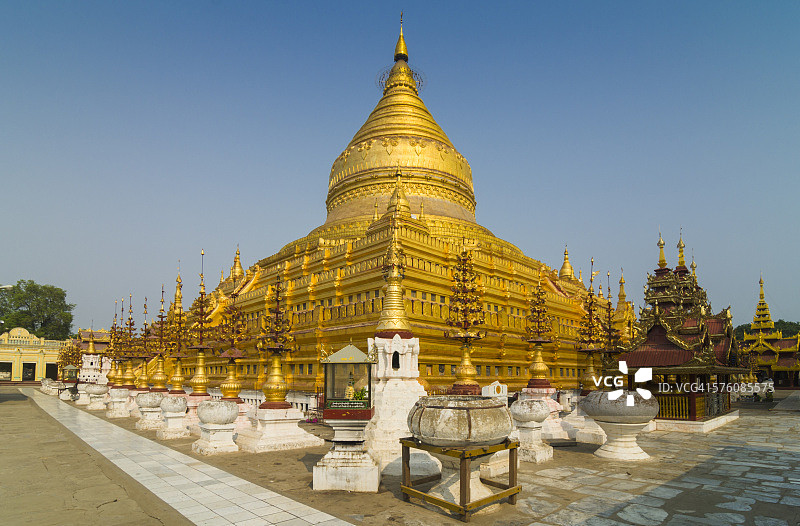 蒲甘娘乌瑞西光塔图片素材