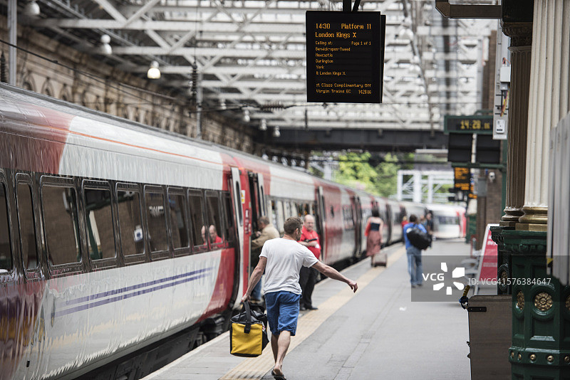 英国火车旅行图片素材