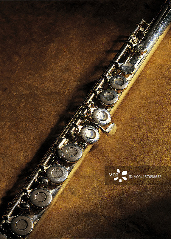 单簧管按键特写图片素材