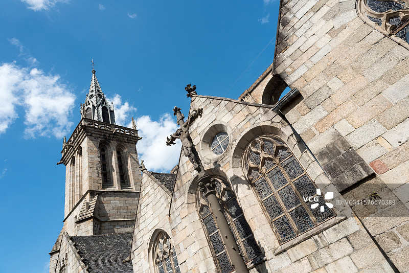 莫尔莱圣梅莱讷教堂图片素材