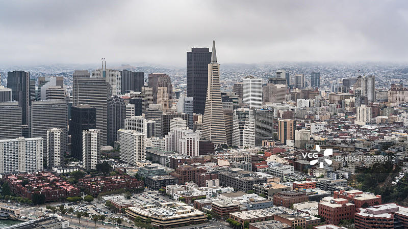 航拍旧金山图片素材