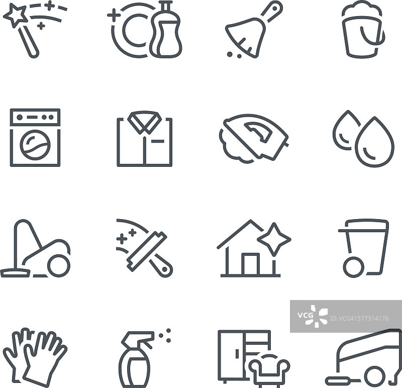 清洁图标图片素材