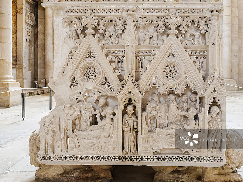 Alcobaca修道院墓图片素材