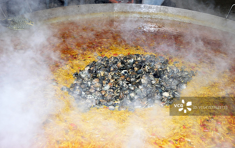 蛤蜊面美食图片素材